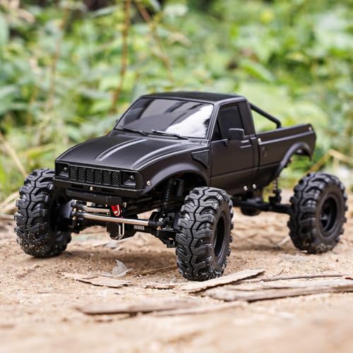 INJORA IR60-24 Body for SCX24 C10 Bronco Wrangler Base Camp 4Runner (Black) - color: Black