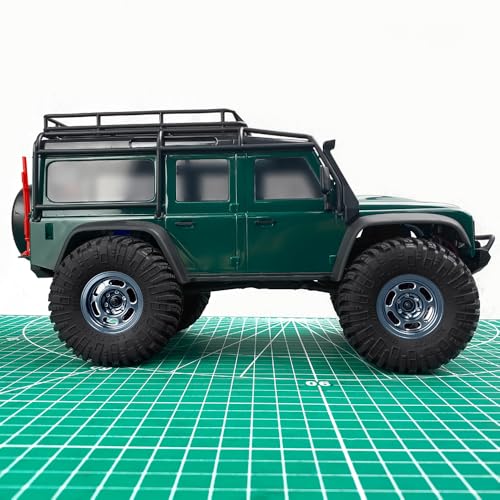 MORLORDY 4Pcs 1.3" Tires - 70mm High Rebound Rubber Tires with Foam Inserts for 1/18 1/24 Micro Crawlera TRX4M SCX24 Upgrade Parts, Style B - color: Style B