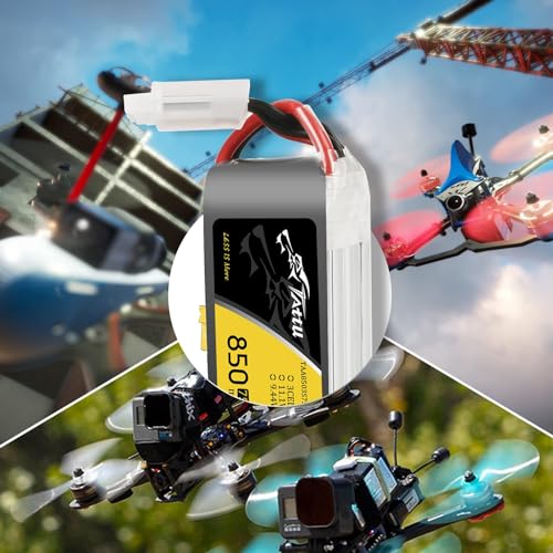 TATTU 850mAh 11.1V 75C 3S1P Lipo Battery Pack with XT30 Plug(2 Pcs)