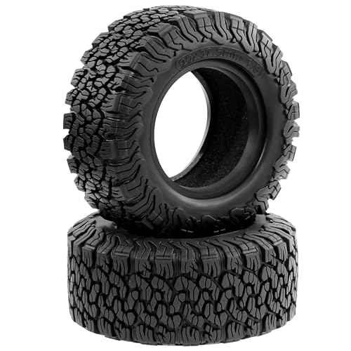 REDSPIDER 1.9" RC Crawler Tires for MJX H12P H12Y, Super Soft Sticky Rubber All-Terrain Tires 90mm OD, for 1/12 RC Cars Upgrade Parts (Tires)