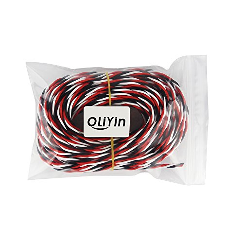 32 feet 26AWG 26# Twist Servo Extension Cable Futaba Twisted Wire Lead for RC Airplane Accessories