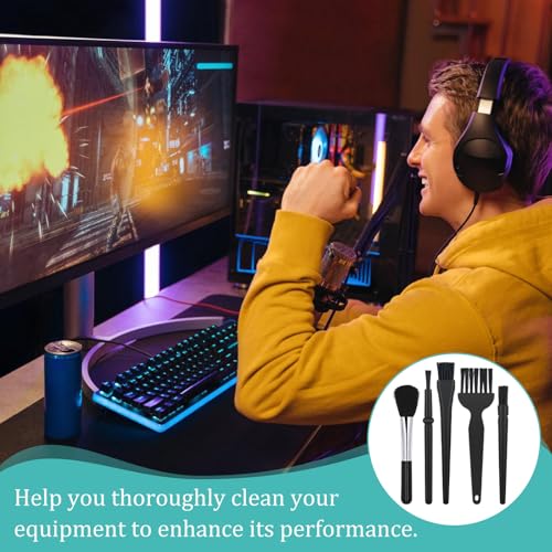 Anti Static Brush Set-5 Piece Keyboard Cleaning Brush and ESD Safe Electronic Dust Cleaning Brushes Kit for Computer,Laptop,Camera,Car Vents,PC Cleaning