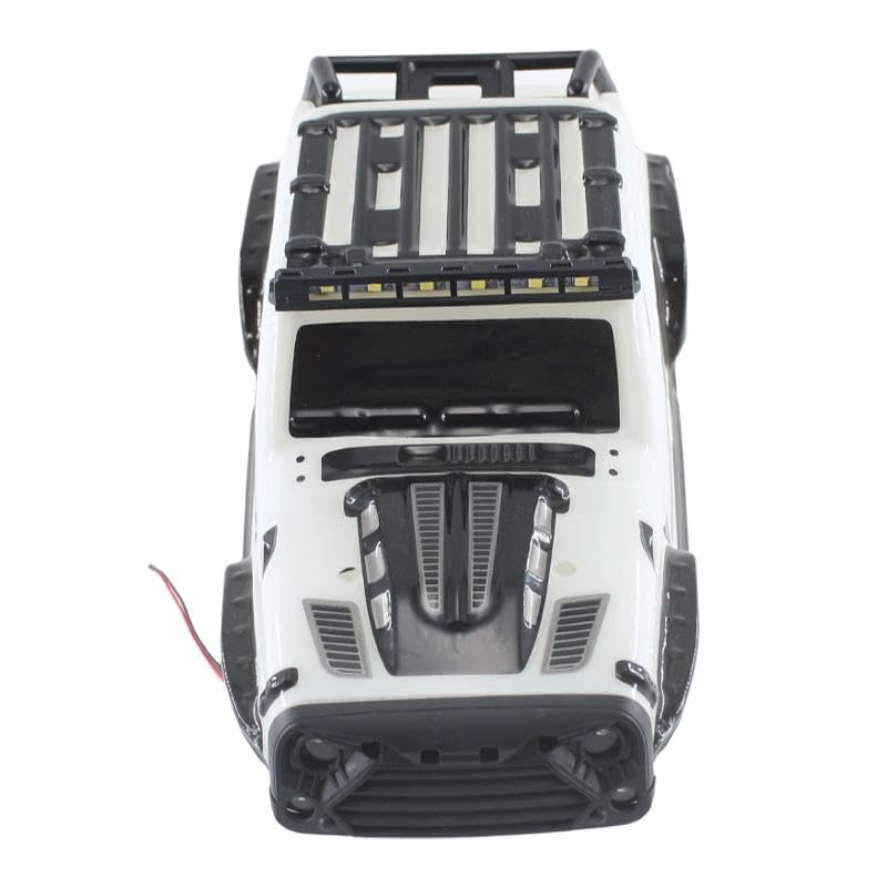 1/16 RC Car Shell Body Cover DIY Modified White Sturdy Spare Parts Easy Installation for 16103 Toy Vehicle Accessories