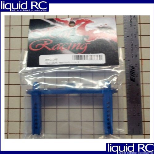 Hot Racing RVO3206 Blue Aluminum Rear Body Mount