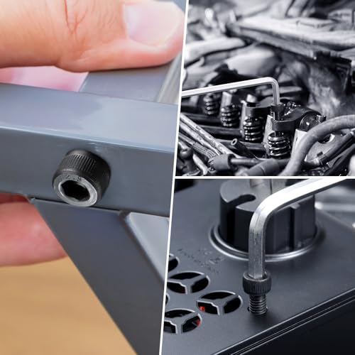 810Pcs M3 Screws Assortment Kit,Hex Socket Head Cap Screws Bolts Nuts Washer Set,12.9 Grade Alloy Steel,Black Oxide M3 x 6/8/10/12/16/20/25/30mm,for 3D Printer,DIY Project - size: M3 810PCS Socket Black