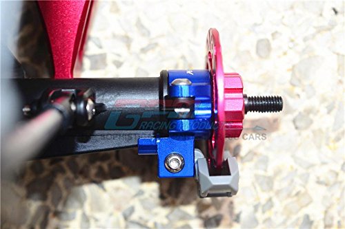 GPM For Traxxas Unlimited Desert Racer 4X4 (#85076-4) Upgrade Parts Aluminum Rear Axle Hub - 1Pr Set Black