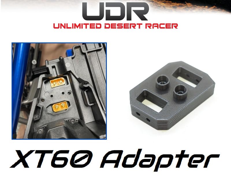 XT60 Battery Plug Connector Mount Adapter Kit for Traxxas UDR Offroad Truck
