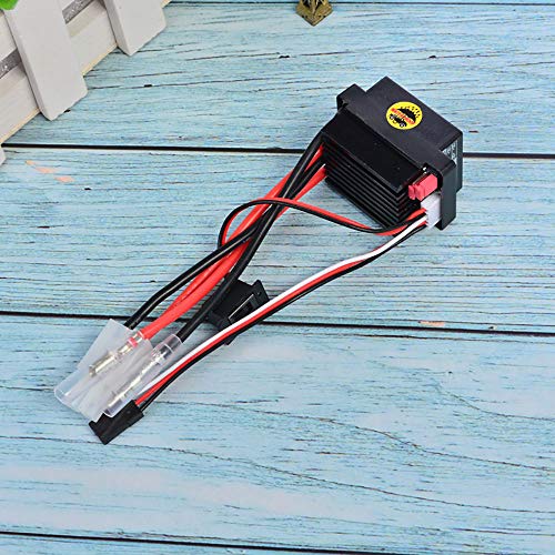 Comimark 2Pcs 320A 6-12V Brushed ESC Speed Controller W/2A BEC for RC Boat U6L5 G2I7