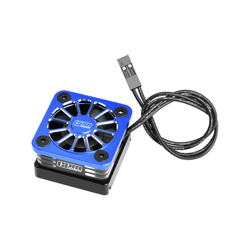 GPM 6061-T6 Alloy Esc High Speed Cooling Fan 28000 RPM (Bl-2S: 3383 and Velineon Vxl-3S: 3355R) for Mini Xrt Vxl 3S-108076-1 (Blue) - color: Blue