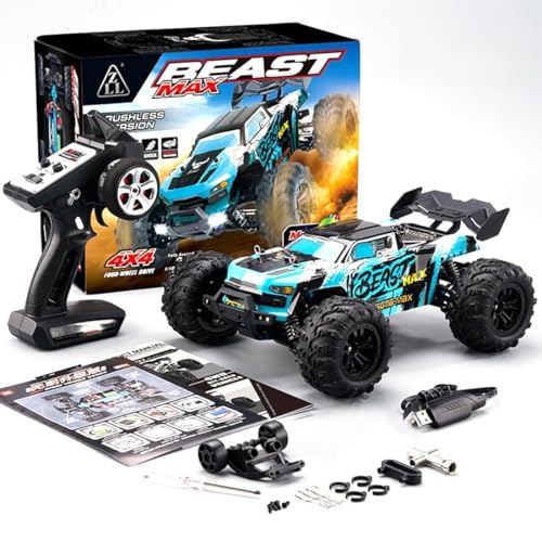 SG116MAX 1/16 Remote Control Off-Road Car, 2.4G Brushless 4WD 80KM/H High-Speed Amphibious RC Climbing Car Mini Electric RC Buggy Rock Crawler Model Gift for Adults -RTR - style: SG116MAX 1/16, Brushless Version