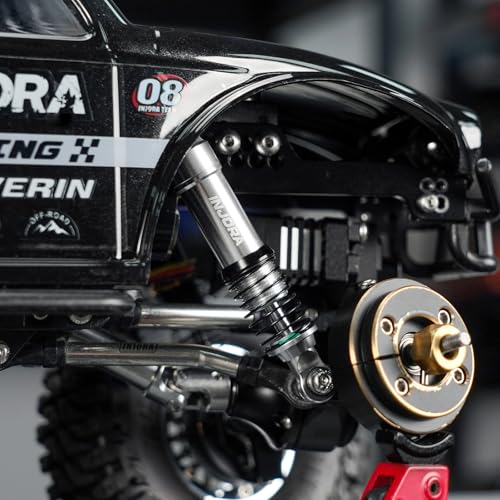 INJORA LS 59mm Aluminum Oil Shocks for 1/18 TRX4M (Silver) - color: Silver