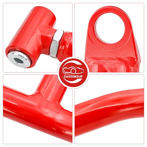 High Clearance Front Upper & Lower A Arms Kit for 2014-2023 Polaris RZR XP 1000/ XP4 1000, Heavy Duty High Clearance Forward Offset Front A-Arms, Red - size: For Polaris, style: Front