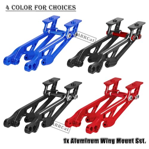Aluminum Wing Mount Upgrades - Compatible with Typhon, Outcast, Kraton, Notorious, Talion - Red - color: Red (Wing Mount Set)
