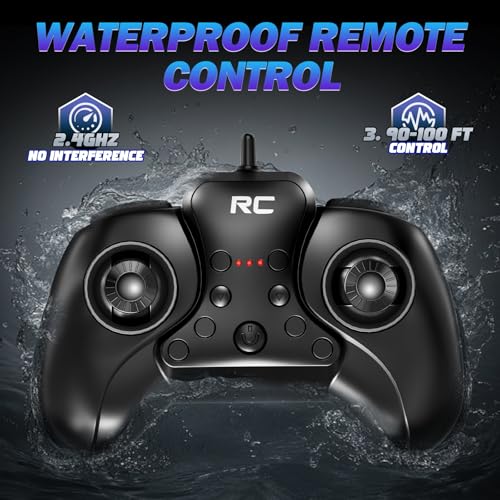 Amphibious Remote Control Car 1:16 All Terrain Off Road RC Monster Truck | 4WD Waterproof RC Truck 2.4GHz RC Car Toys, Kids Birthday Gift for Boys Girls Age 5+ - size: 1:16 RC Car (Amphibious)