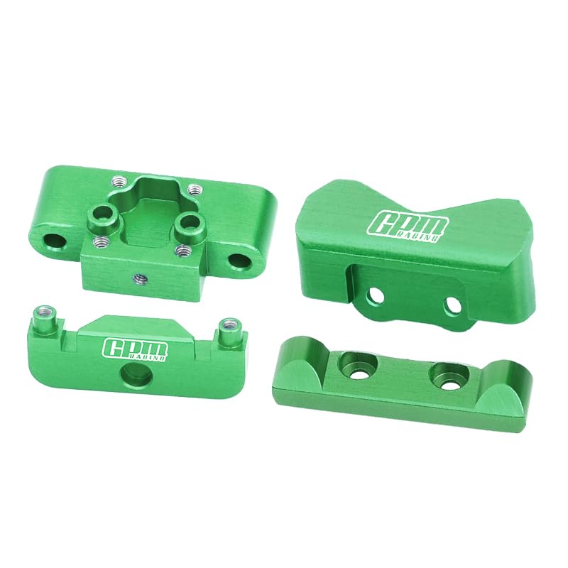 GPM 7075 Alloy Front Bulkhead & Rear Pin Mounts for LOSI 1/24 Micro-B 2Wd Buggy Rtr-Los00007 - color: Green