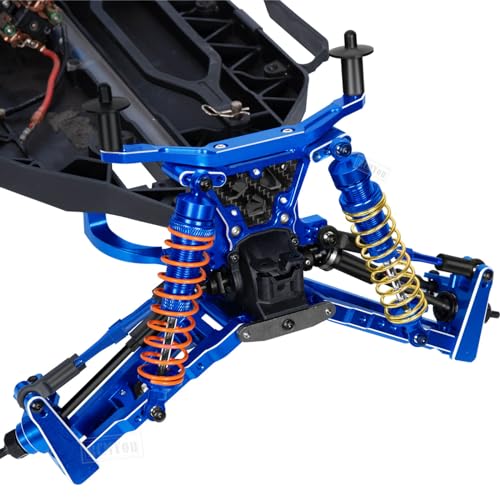 Aluminum Wheelie Bar Upgrades Part for 1/10 Slash 4X4,RCMYou Alloy Wheelie Bar Hops Up Upgrades Part,Navy Blue - color: Navy Blue - Upgrades Part
