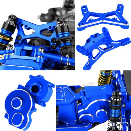 RC Upgrades Part for 1/24 1/28 Micro-B/Micro-T 2S 2WD,Suspension Arms/Caster Block/Steering Blocks/Rear Stub Axle Carriers/Mount/RC Shocks/Shock Mounts/Drive Shaft/Links/Gearboxes,Navy Blue - color: Navy Blue-(upgrades Part)