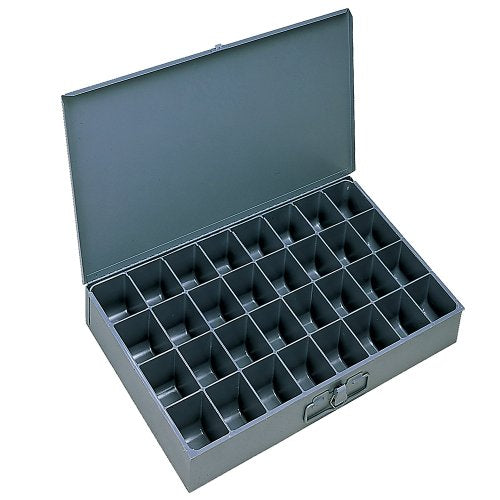 DURHAM Compartment Box - 13-1/4 x9-1/4 x2" - (12) Compartments - With Fixed Dividers