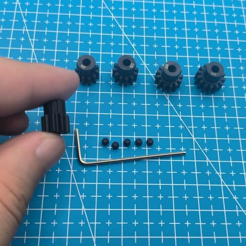 Steel 32P Pinion Gear for 1/10 Redcat Blackout Parts Xte Pro,Xte,Xbe Pro,Xbe,Sc Pro,Sc Volcano Epx Dukono 3mm 1/8inch 10T 11T 12T 13T 14T