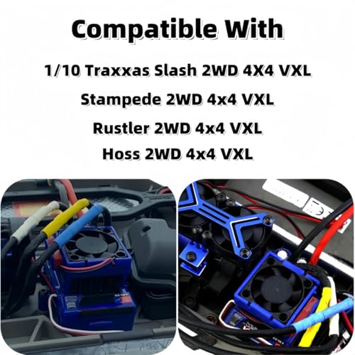 VXL-3s ESC Heat Sink Cooling Fan for Traxxas Bandit Slash Stampede Rustler 2WD / 4X4 VXL RC Car Parts