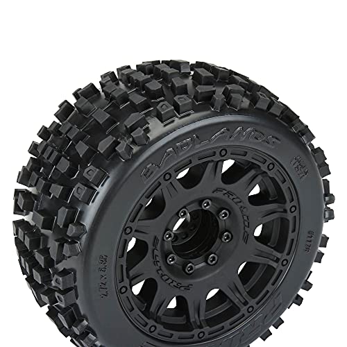 Pro-Line Racing Badlands 3.8 MTD Raid 8x32 Wheels 17mm MT F/R PRO117810 RC Tire