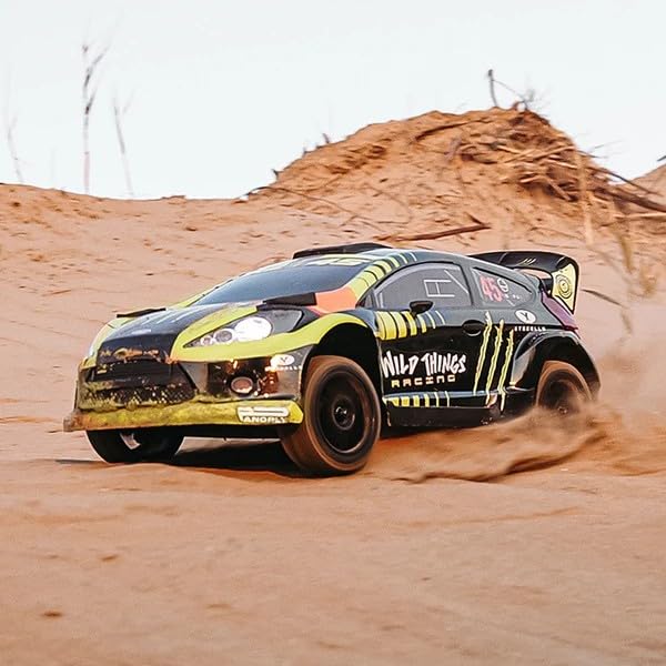 Helidirect Rlaarlo 1/10 Brushless RTR 4WD RC Rally Car - Remote Control Car RC Cars for Adults (Carbon Fiber) - color: Carbon Fiber