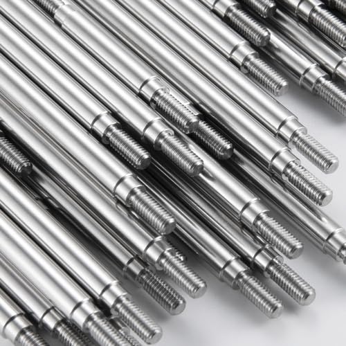 RC Stainless Steel Suspension Links Chassis Linkage Set 65mm | For 1/10 Scale SCX10 TRX4, RC Crawler - size: 65mm