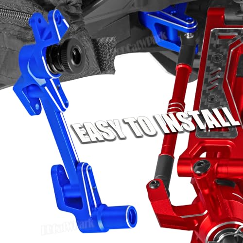 RC Upgrades Part for 1/10 WideMaxx,Model# 89086-4,Suspension Arms,Caster Block,Steering Blocks,Rear Stub Axle Carriers,Drive Shaft Axles,Camber Links,Tie Rod & Servo Horn,Navy Blue - color: Navy Blue - (Rc Upgrades)