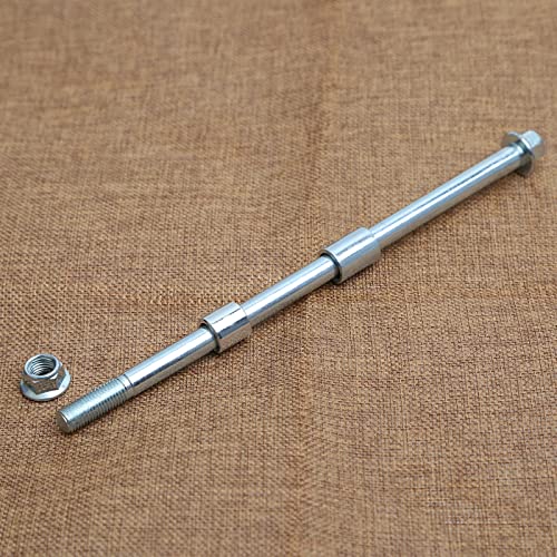 Mokuo 10mm 220mm Front Rear Axle with Bushing 6mm 20mm 32mm Fit for Motorcycle Pit Dirt Bike Moped Scooter QUAD ATV Mini Bike Parts - size: 10-220