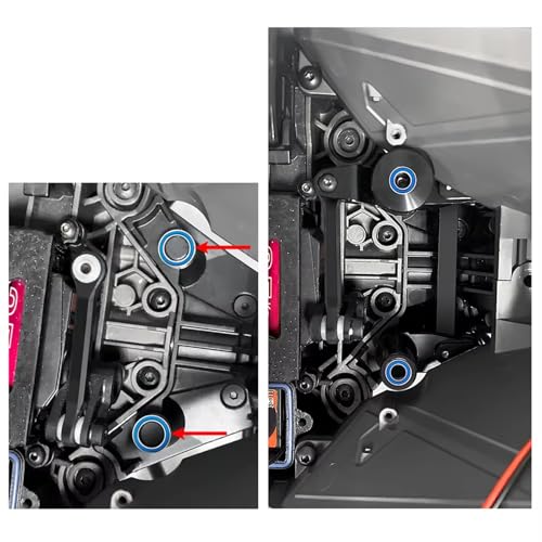 RC Car Toys For Maxx For WideMAXX 89086-4 1/10 Meatl Aluminum Steering Assembly Bearing Set Monster Truck RC Car Model Upgrade Parts