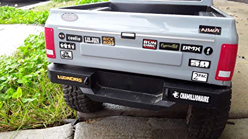 Bumper/Window Decals for RC Scale cralwer Accessory - 4 Styles to Choose from - for: Axial SCX10 II RC4WD Redcat Gen8 TRX4 Vanquish VS4-10 Stickers (Rap Hip hop R&B) - color: Rap Hip Hop R&b