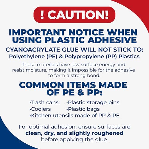 Adhesive Guru Plastic Glue (0.7 oz) Ultra Strong Super Glue for Repairs, Waterproof Adhesive for Plastic Bonding Models, DIY Crafts, Toys, PVC, ABS, 3D Printings and More - 1 Pack - size: 1 Pack, style: Plastic Glue