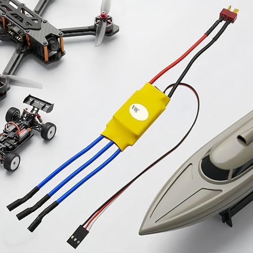ESC 30A Brushless Motor Electronic Speed Controller with T Plug for RC Plane Helicopter