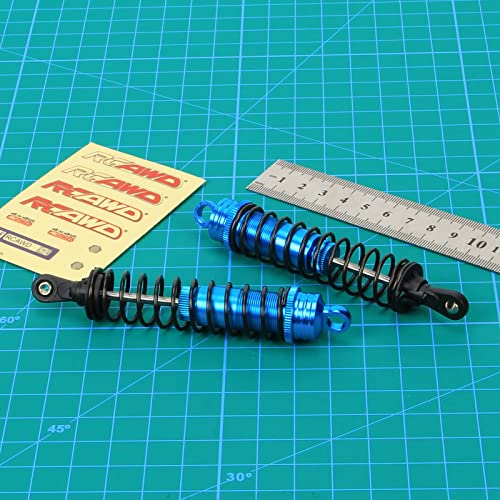 Aluminum Shocks Absorber Damper 122mm Oil Filled Adjustable for 1/8 Buggy Truck HPI HSP Losi Axial Tamiya RC Car Upgraded Hop-Up Parts(blue)