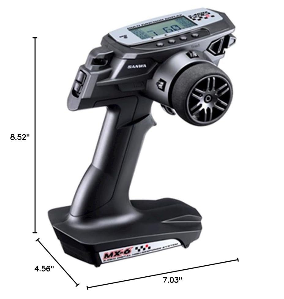 Sanwa 101A32561A MX-6 FH-E 3 Channel 2.4 Ghz Radio System