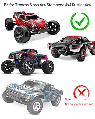 VXL-3s ESC Cooling Fan and Motor Dual Fan Set Compatible with Traxxas | Compatible with Slash 4x4 Stampede 4x4 Rustler 4x4 Hoss 4×4 Velineon VXL 3s Heat Sink, Blue - color: Blue ESC Cooling Fan and Motor Cooling Fan