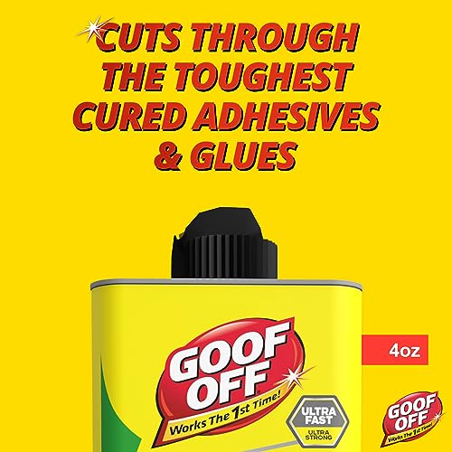 Goof Off Carpet Tile Adhesive, Opaque, 1 gal, Pail FG678-1 Each