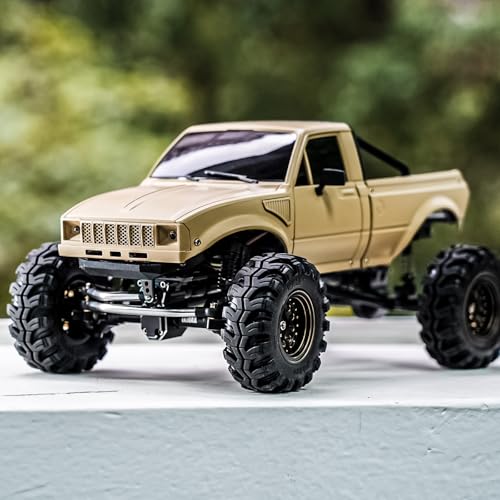 INJORA IR60-24 Hard Body for SCX24 C10 Bronco Wrangler Base Camp 4Runner - color: Sandy Taupe