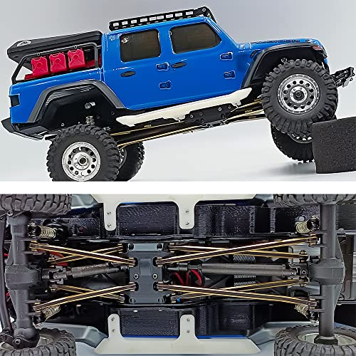 Aluminum Heightened Link Steering Link Set, Black | For 1/24 Axial SCX24 AXI00005, RC Crawler Car
