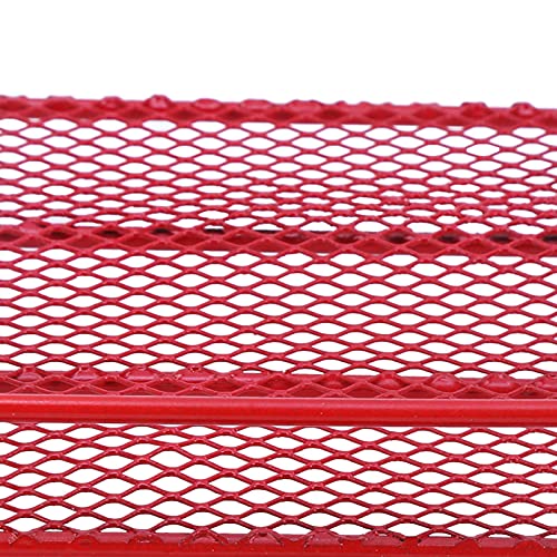 RiToEasysports RC Metal Roof Rack, Simulation Luggage Rack for MN 1/12 RC Crawler (Red - color: Red