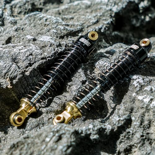INJORA 59mm Long Threaded Oil Shocks with Brass End for 1/18 TRX4M Upgrade