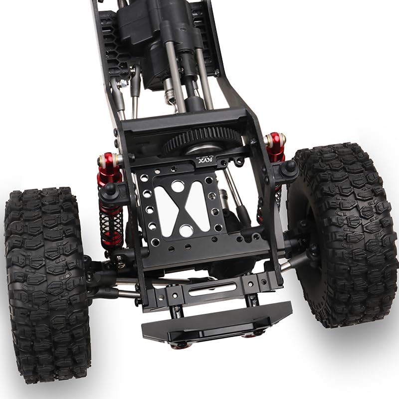 KYX Racing Aluminum Cross Member Bracket Fixed Seat Chassis Brace Upgrades Parts Accessories for 1/10 RC Crawler Car Axial SCX10 PRO