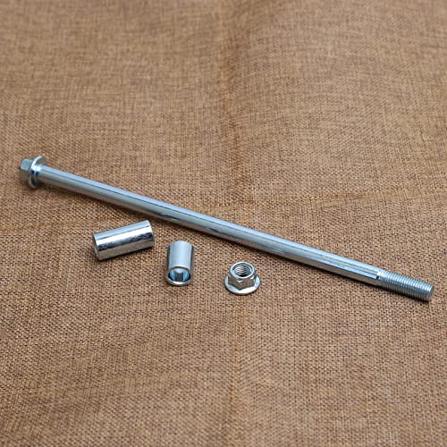 Mokuo 10mm 260mm Front Rear Axle with Bushing 6mm 20mm 32mm Fit for Motorcycle Pit Dirt Bike Moped Scooter QUAD ATV Mini Bike Parts - size: 10-260
