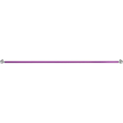 25-1/2 Inch Aluminum Throttle Linkage, 1/4 Inch Rod Ends, Purple - color: Purple