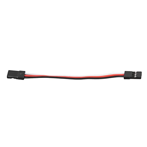 Servo Extension Cable 3 Pin Brass Core High Conductivity Flexible Durable Wire for RC Cars Drones Helicopters Aircraft 10PCS Set (100mm Female to Female) - size: 100mm female to female