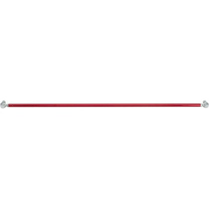 25-1/2 Inch Aluminum Throttle Linkage, 1/4 Inch Rod Ends, Red - color: Red
