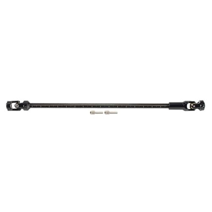 1/10 RC Crawler Stainless Steel Cut to Length Driveshaft 68-229mm Universal Drive Shaft for SCX10 III/Pro Capra TRX4 VS4-10 UTB18 LCG Chassis Cheater Rigs Upgrade Parts (Black,1) - color: Black
