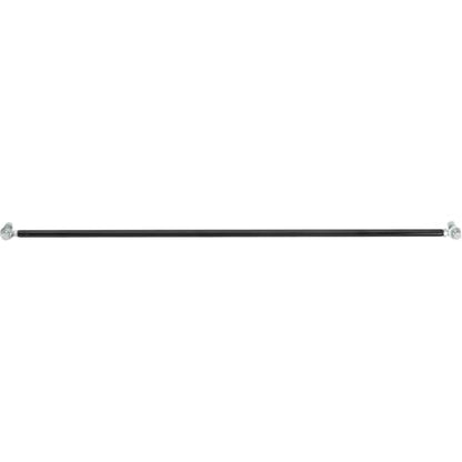 25-1/2 Inch Aluminum Throttle Linkage, 1/4 Inch Rod Ends, Black - color: Black