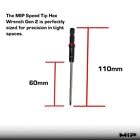 MIP Metric RC 1/4" Hex Bit 9208S 2.0mm – Hex Head Allen Wrench Drill Tools Tool Bits for Screwdrivers, Electric Screwguns, and Power Drills For RC Cars - Made in USA - size: 2.0mm - Hex