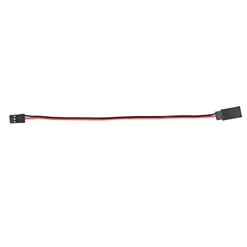 10PCS 3 Pin Servo Extension Cable Futaba JR RC Car Helicopter Aircraft Brass Core Connector Wire (200mm Male to Female) - size: 200mm male to female